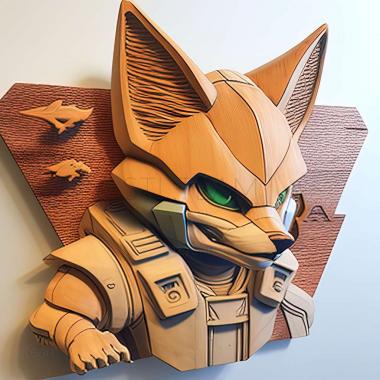 3D модель Фокс МакКлауд из Star Fox (STL)